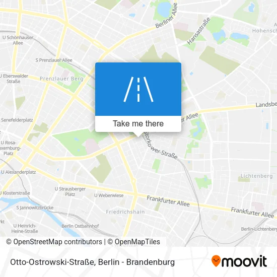 Карта Otto-Ostrowski-Straße