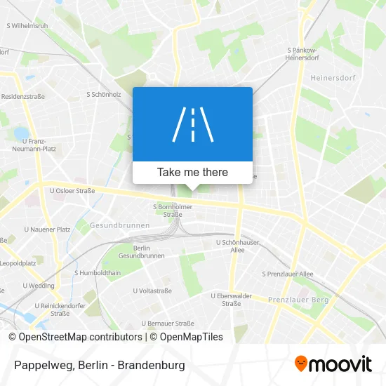 Карта Pappelweg
