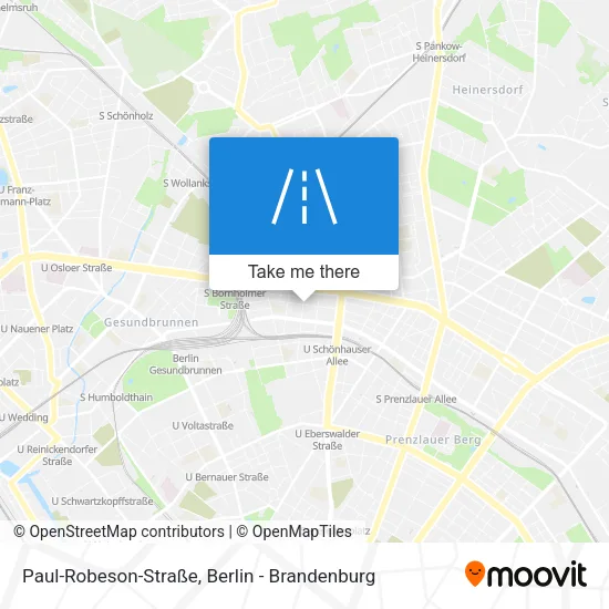 Карта Paul-Robeson-Straße