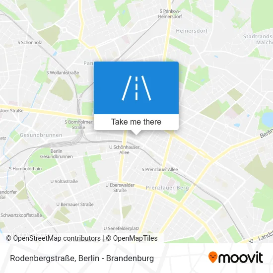 Карта Rodenbergstraße