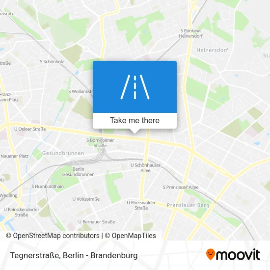 Карта Tegnerstraße