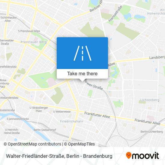 Walter-Friedländer-Straße map