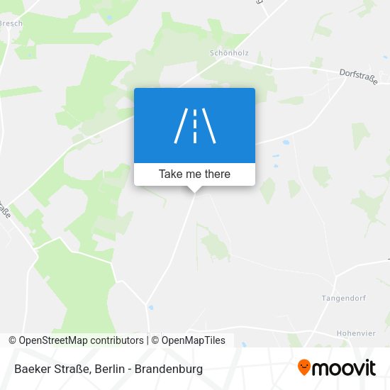 Baeker Straße map
