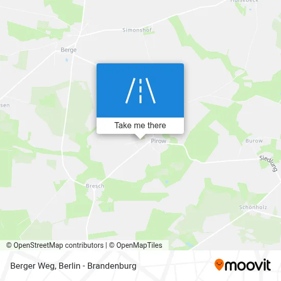 Berger Weg map