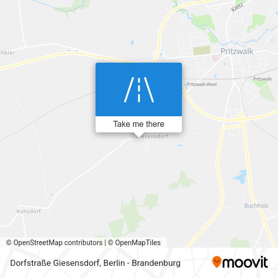 Dorfstraße Giesensdorf map