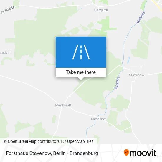 Forsthaus Stavenow map