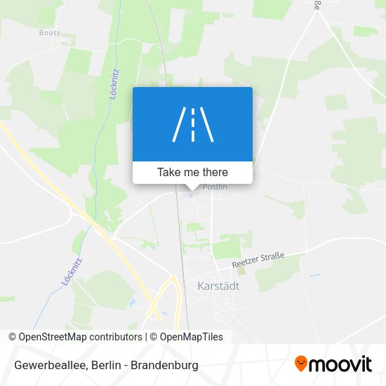 Gewerbeallee map