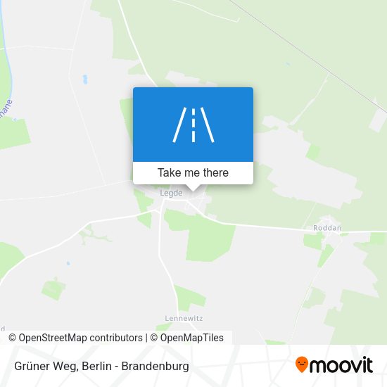 Grüner Weg map