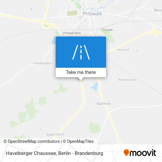 Havelberger Chaussee map