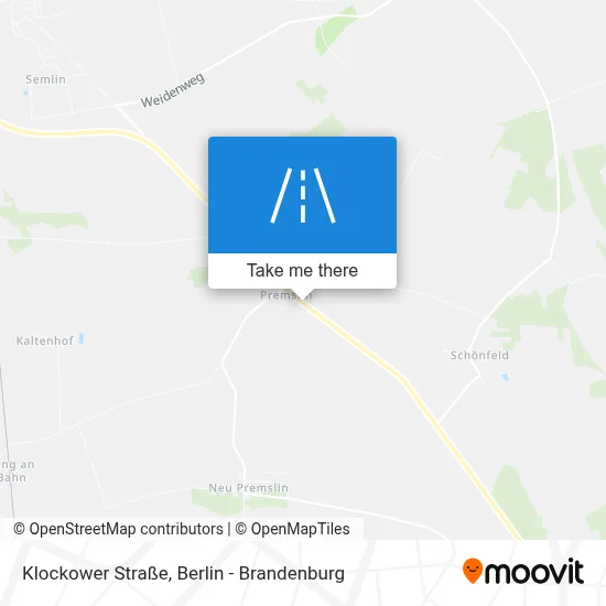 Klockower Straße map