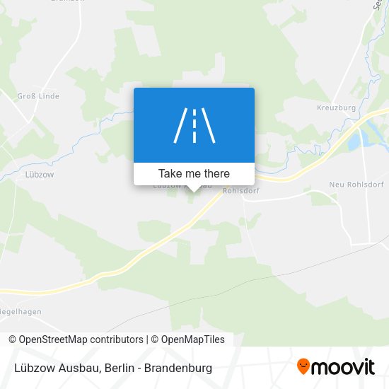 Lübzow Ausbau map