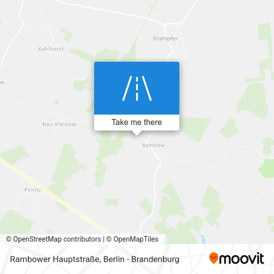 Карта Rambower Hauptstraße