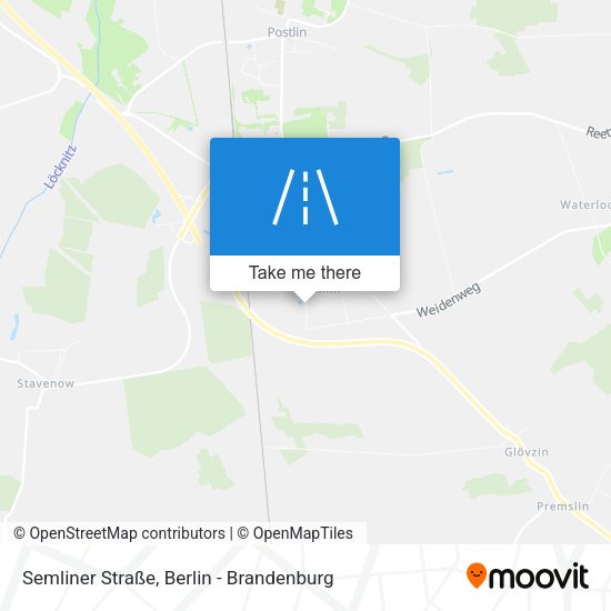 Semliner Straße map