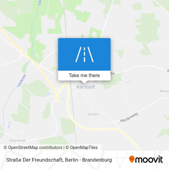 Straße Der Freundschaft map
