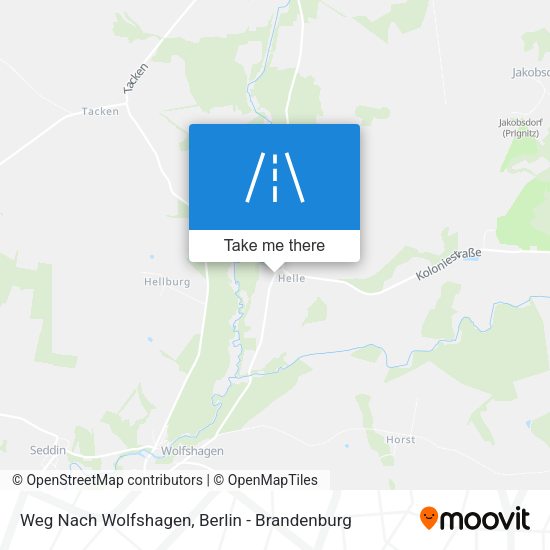 Weg Nach Wolfshagen map