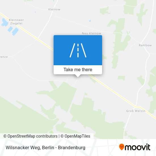Wilsnacker Weg map