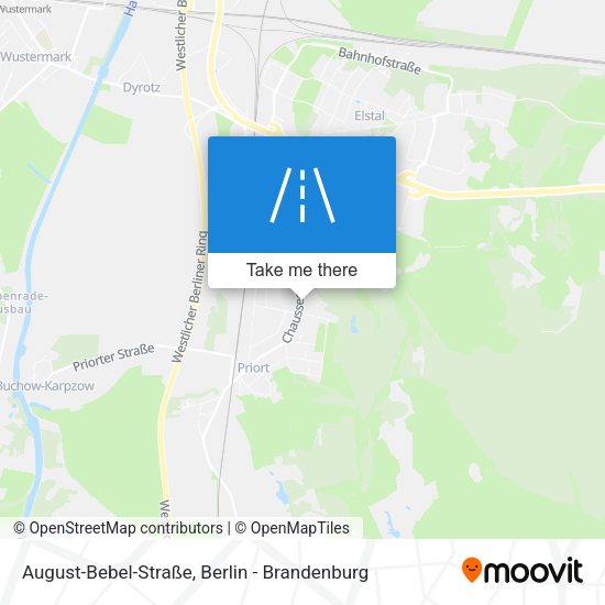 August-Bebel-Straße map