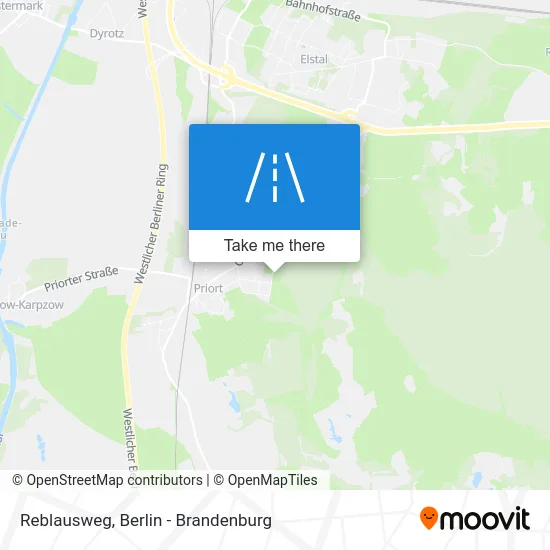 Reblausweg map