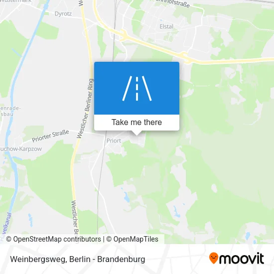 Weinbergsweg map