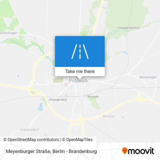 Meyenburger Straße map