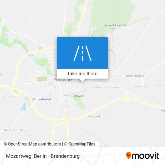 Карта Mozartweg