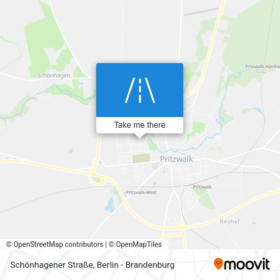Schönhagener Straße map