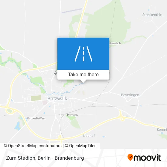 Zum Stadion map