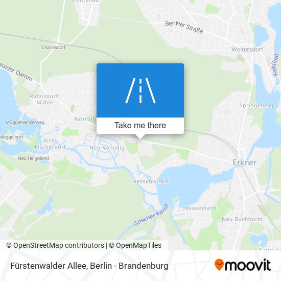 Fürstenwalder Allee map