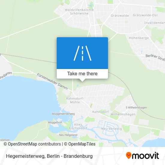 Карта Hegemeisterweg