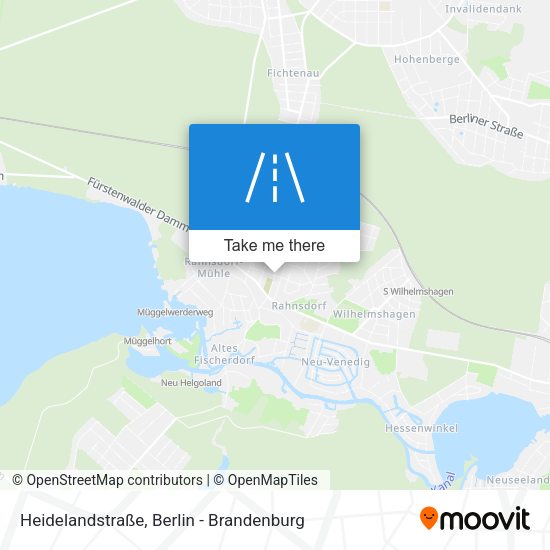 Heidelandstraße map