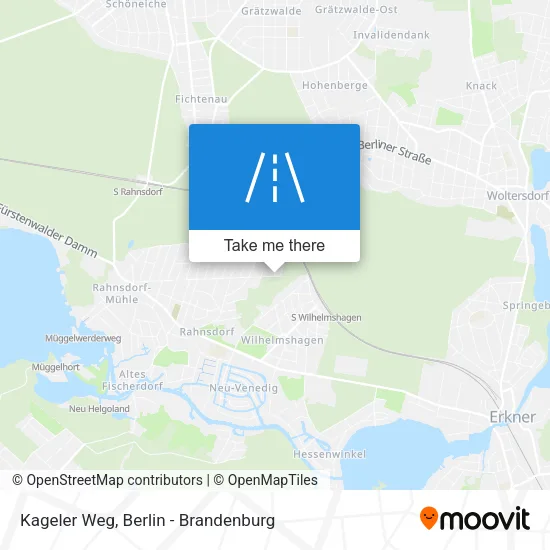 Карта Kageler Weg