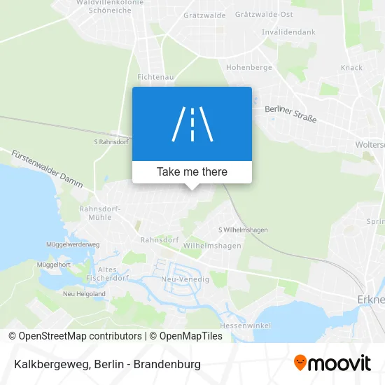 Карта Kalkbergeweg