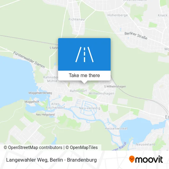 Карта Langewahler Weg