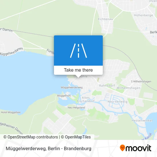 Карта Müggelwerderweg