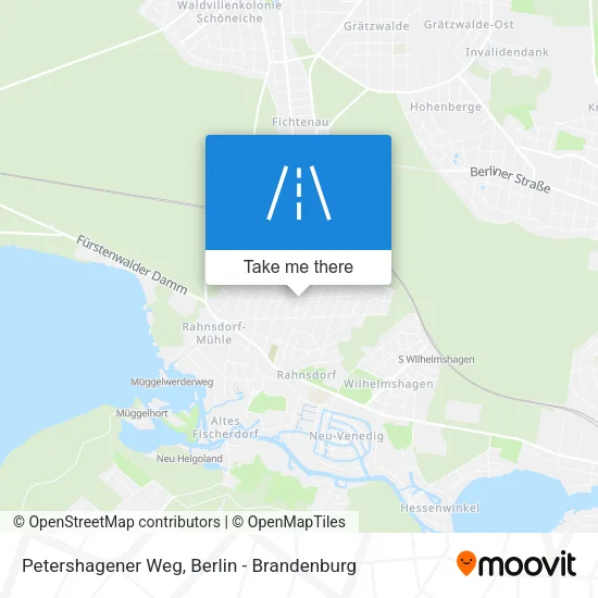 Карта Petershagener Weg