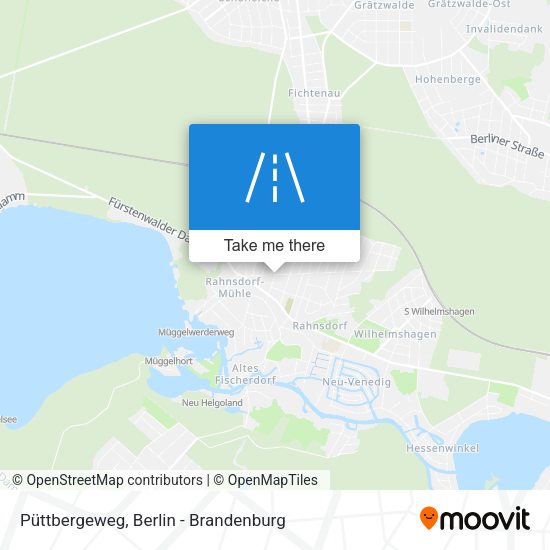 Püttbergeweg map