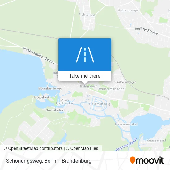 Карта Schonungsweg