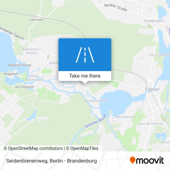 Seidenbienenweg map