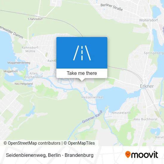 Карта Seidenbienenweg