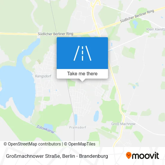 Карта Großmachnower Straße