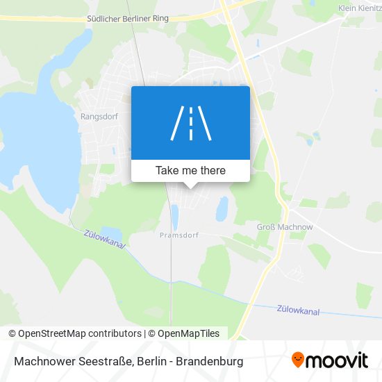 Machnower Seestraße map