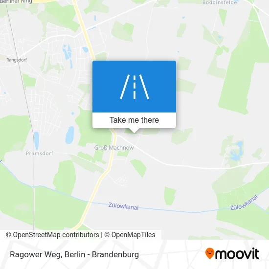 Ragower Weg map