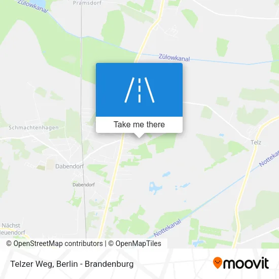 Карта Telzer Weg