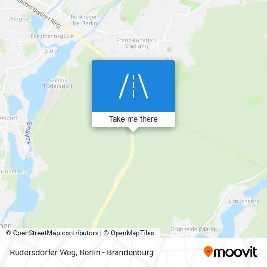 Карта Rüdersdorfer Weg