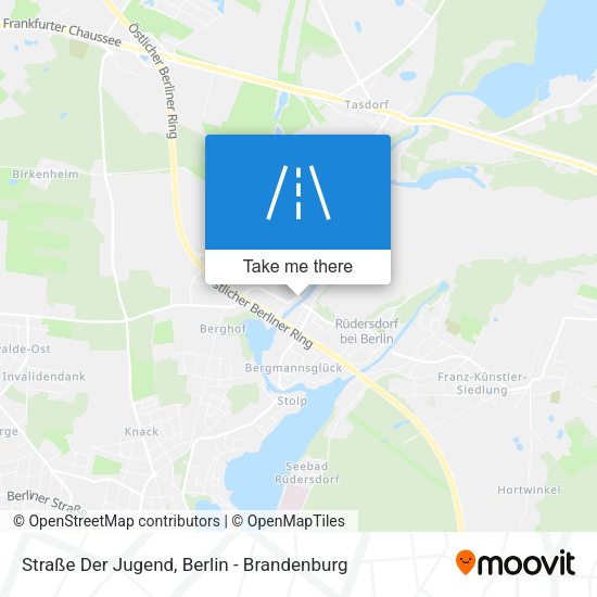 Straße Der Jugend map