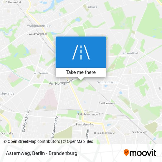 Asternweg map