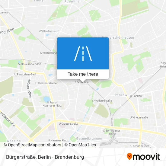 Карта Bürgerstraße