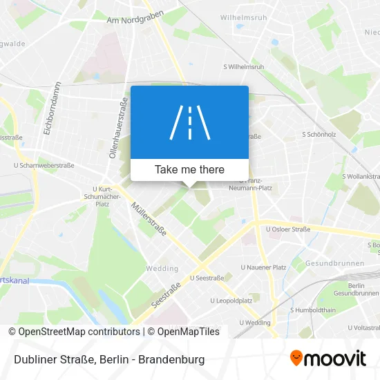 Карта Dubliner Straße