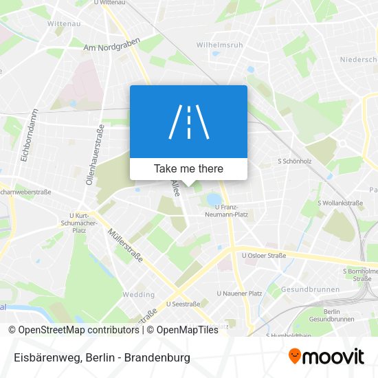 Eisbärenweg map