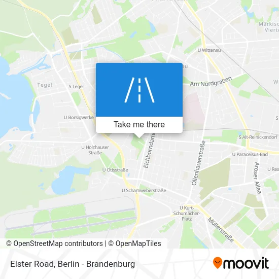 Elsterweg map